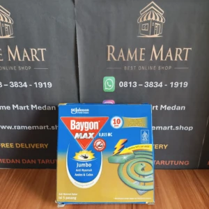 BAYGON MAX JUMBO ANTI NYAMUK PERLINDUNGAN MAKSIMUM ISI 5